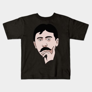 Marcel Proust Portrait Kids T-Shirt